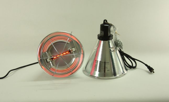 Брудер для инфракрасной лампы с переключателем 50/100%, тип цоколя R7s-7, 118 мм, 275W Max, 275