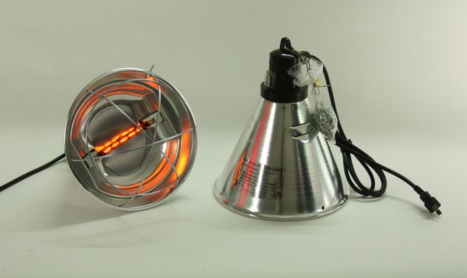 Брудер для инфракрасной лампы с переключателем 50/100%, тип цоколя R7s-7, 118 мм, 275W Max, 275