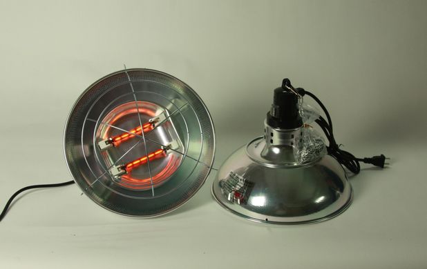 Брудер для инфракрасной лампы с переключателем 50/100%, тип цоколя R7s-7, 118 мм, 550W Max, 550