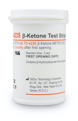 Тест-полоски для определения β-кетонов в крови коров TD-4235E, №50, Taidoc