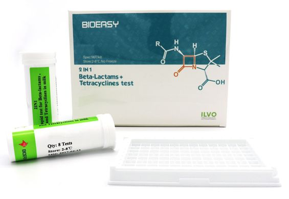 Тестовий набір для визначення антибіотиків в молоці Bioeasy 2IN1(RU)