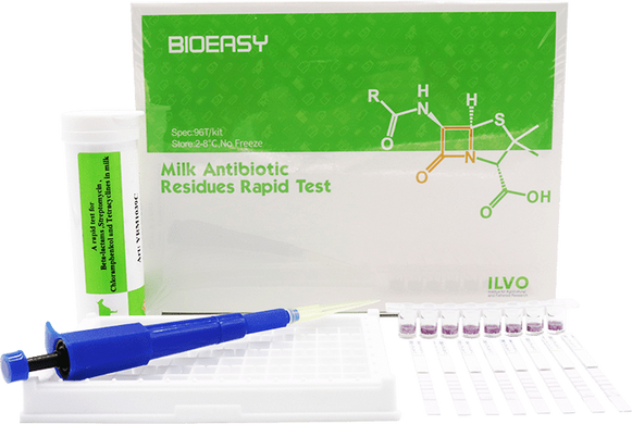 Тестовий набір для визначення антибіотиків в молоці Bioeasy 4in1 (RU)