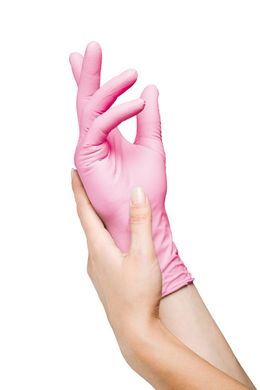 Рукавички нітрилові Medicom SafeTouch® Advanced Extend Pink без пудри