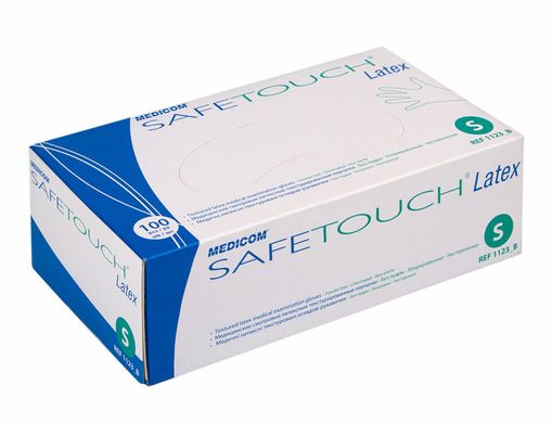 Рукавички латексні SafeTouch® без пудри, Натуральний